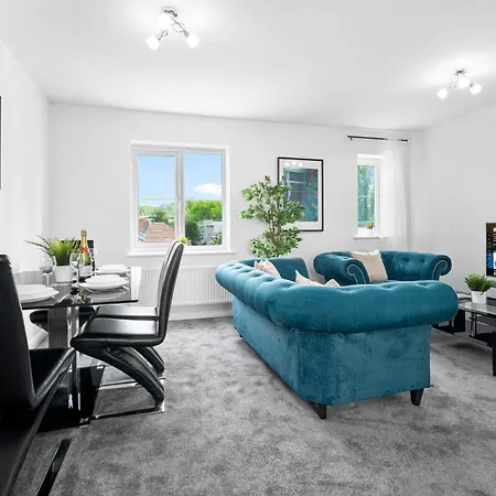Stylish 2 Bedroom Apartment - Smart Tv - Wifi - Parking 39M Birmingam Exterior foto
