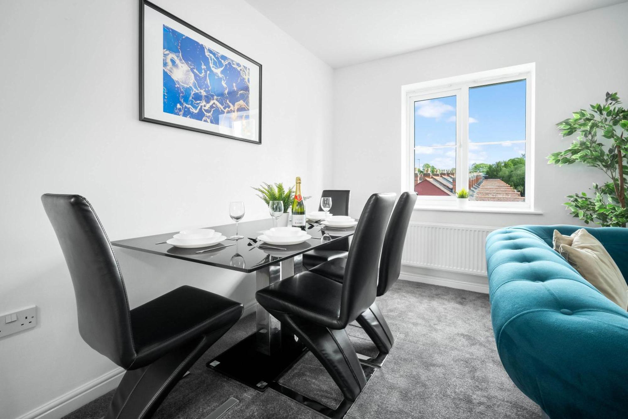 Stylish 2 Bedroom - Smart Tv - Wifi - Parking 39m Apartment Birmingham