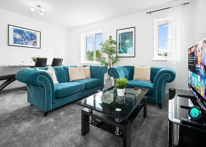 Stylish 2 Bedroom Apartment - Smart Tv - Wifi - Parking 39M